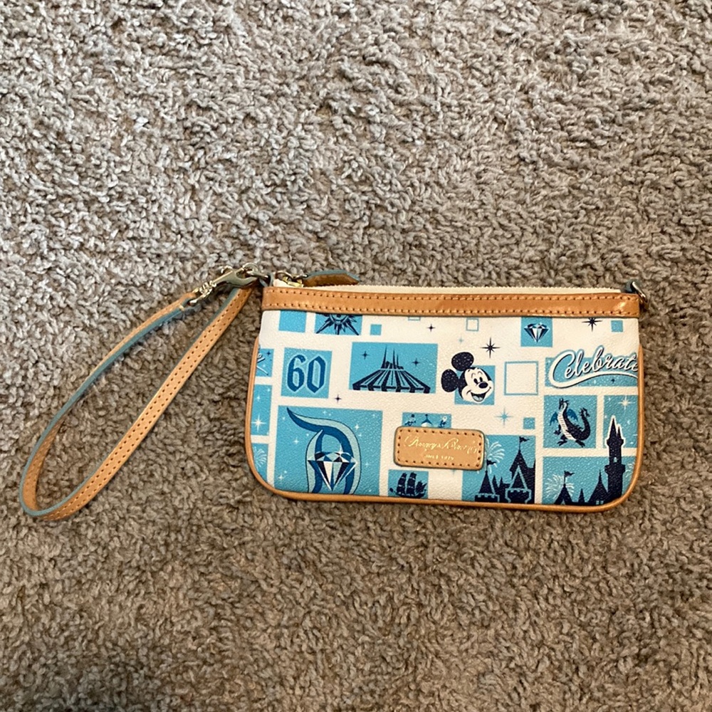 Dooney & Burke Disneyland Diamond Celebration Wristlet